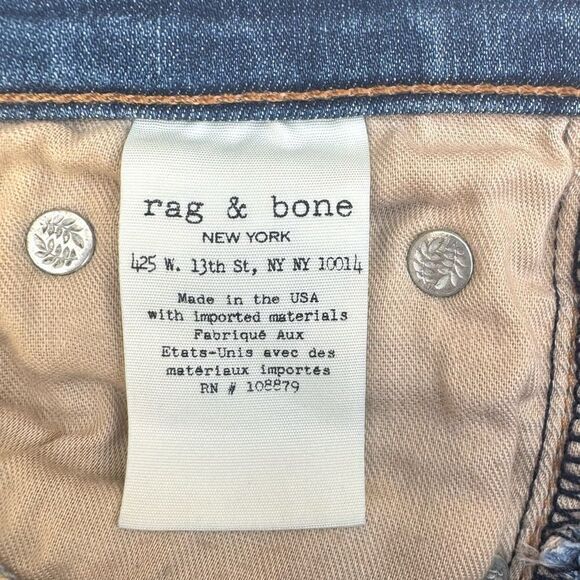 Rag & Bone Clean Lily Dale Skinny Ankle Jeans - Picture 10 of 12